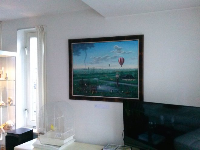 'Het Beloofde Land' van Izak Boom hangt weer bij ons aan de muur.