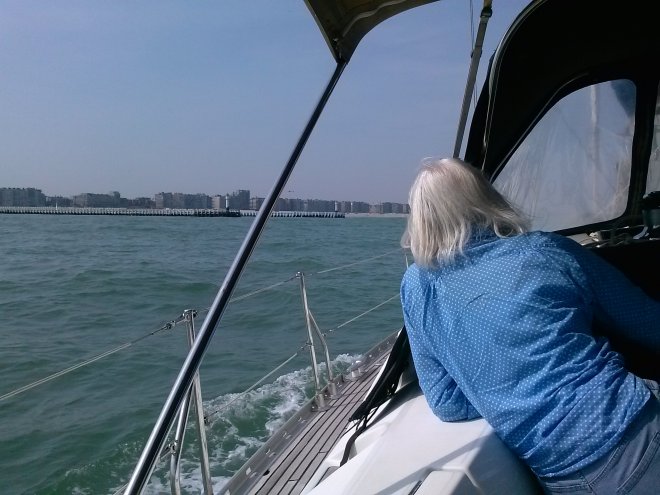 De aanloop van Nieuwpoort.