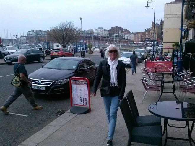 Ramsgate. Vanmorgen aan het havenfront.