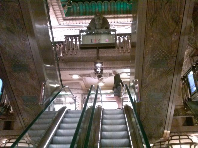De Egyptian Escalator in het warenhuis Harrods.
