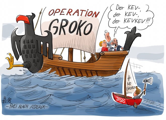 Cartoon: Heiko Sakurai.