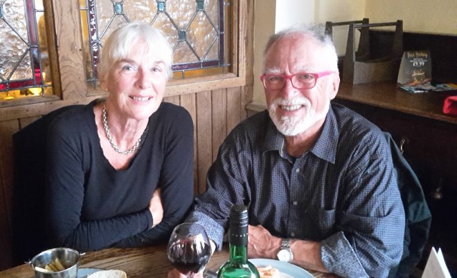 Samen uit in The Fountain Inn, Cowes.