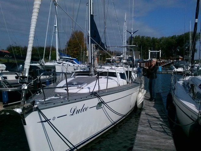 Vandaag even bij de boot wezen kijken.