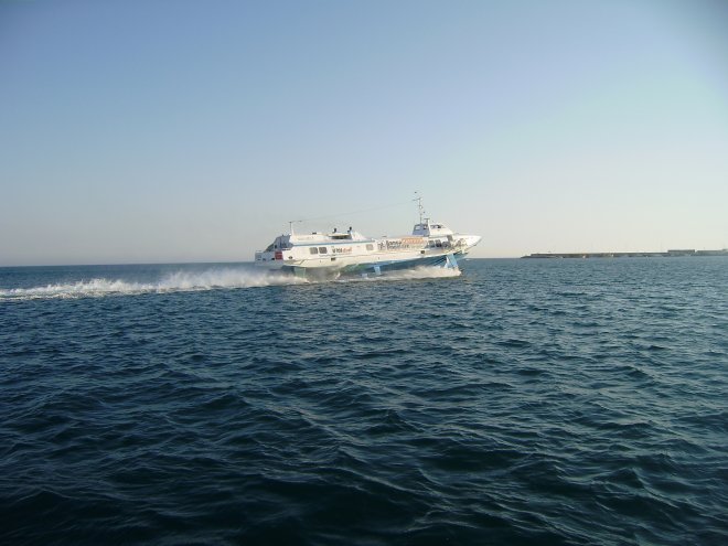 Draagvleugelboot bij Anzio