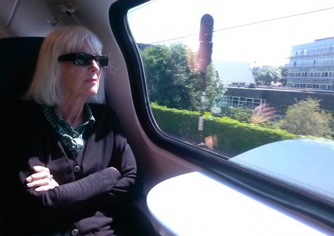 Onderweg naar Utrecht.