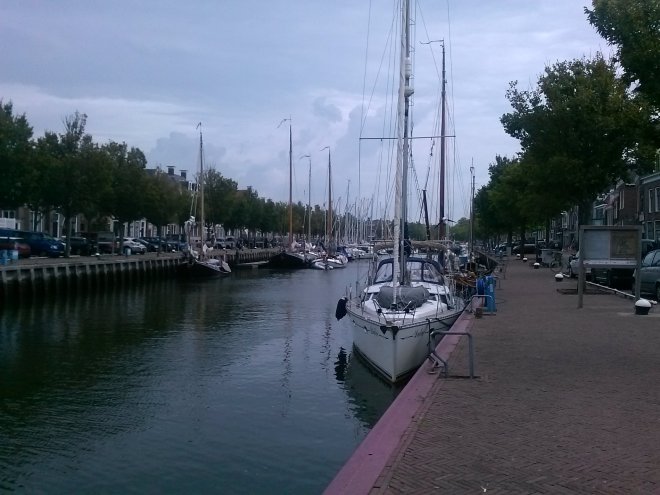 Dulce in de Noorderhaven van Harlingen.