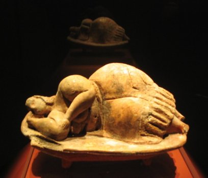 The Sleeping Lady of Malta, 5000 jaar oud, National Museum of Archeology, Malta
