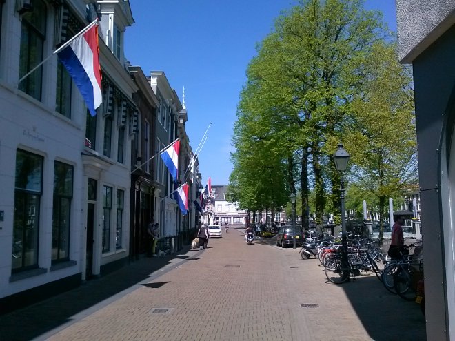 Koningsdag in onze straat