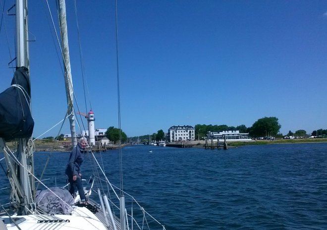 De invaart van Hellevoetsluis.