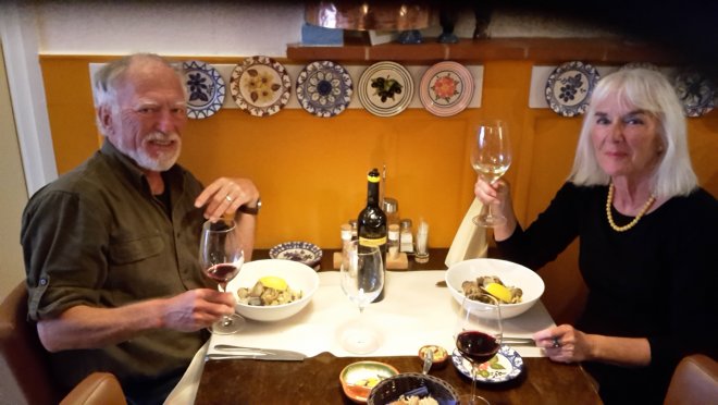 In Portugees Restaurant 