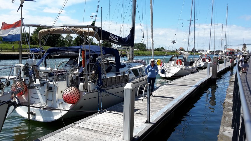 Afgemeerd in Zierikzee.