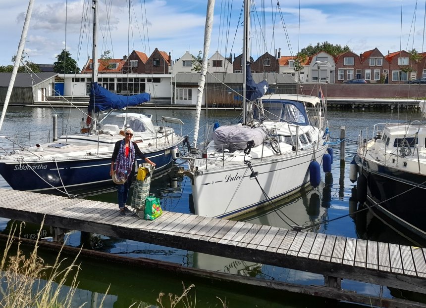 Dulce in de buitenhaven van Middelburg.