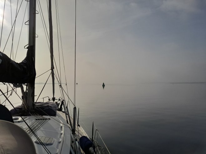 Het Haringvliet vanmorgen.