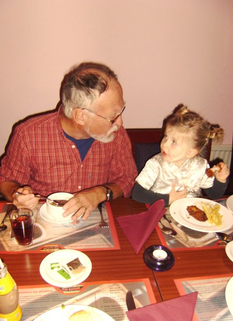 In Wok Gorkum met mijn tafeldame Esri