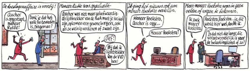 Strip van Anton Dingeman in Trouw