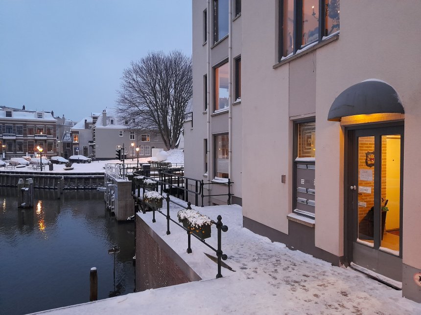 Ons huis een paar dagen geleden.