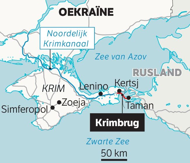 Het Krimkanaal en de Krimbrug (afbeelding: NRC).