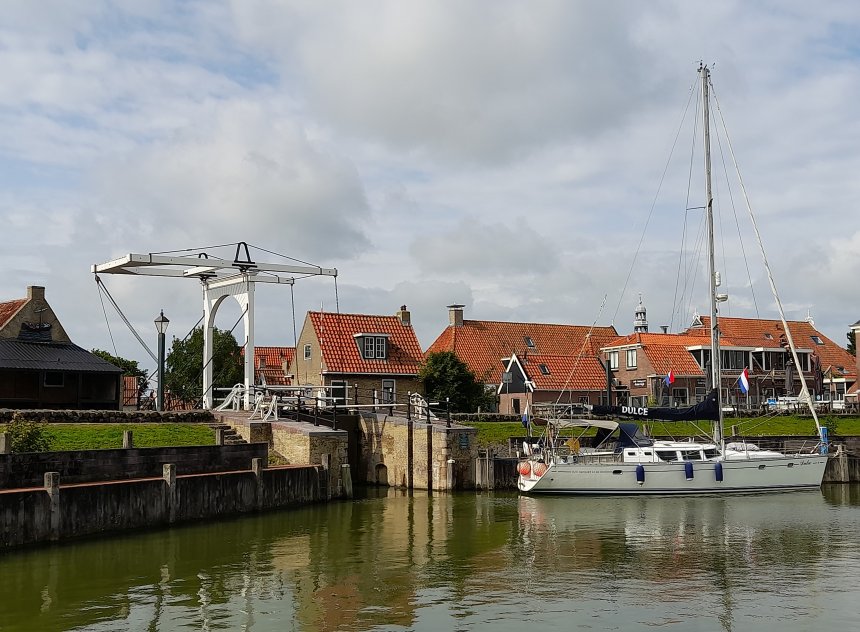 Haven van Hindeloopen (gisteren).