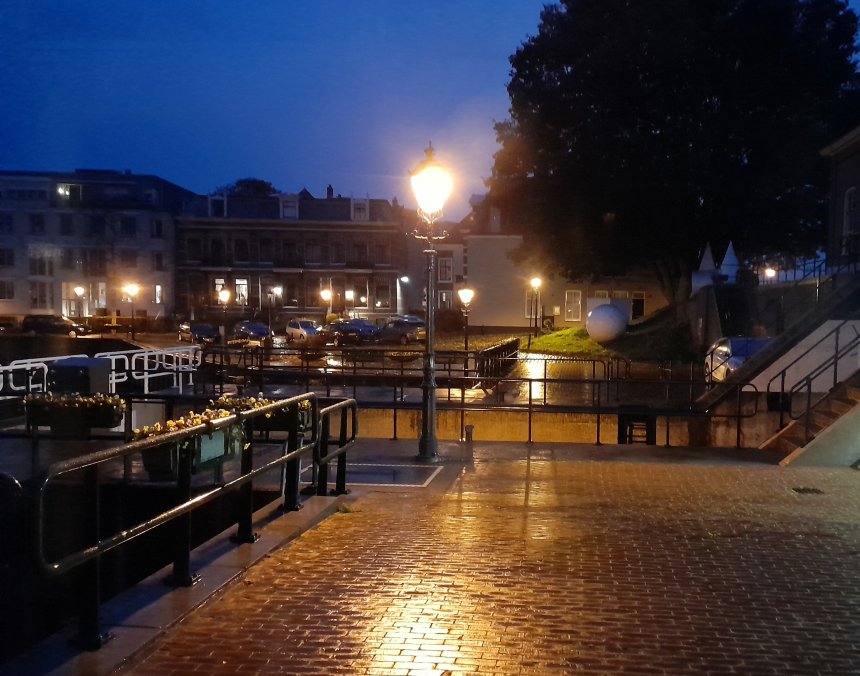 Regen. Dit was niet vanochtend, maar gisterochtend.