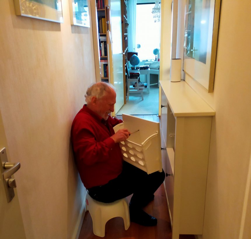 Een aangename werkhouding is belangrijk.