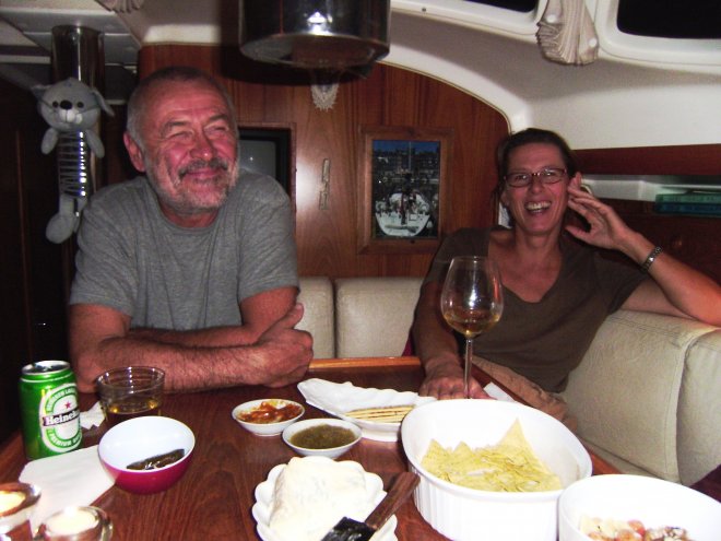 Nanning en Miranda van de Famous Goose op bezoek