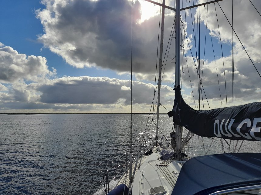 Vanmorgen op de Grevelingen.