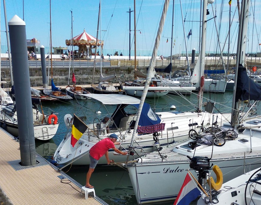 Toch nog best lenig, die man.