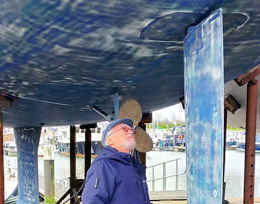 Het onderwaterschip is al geschuurd.