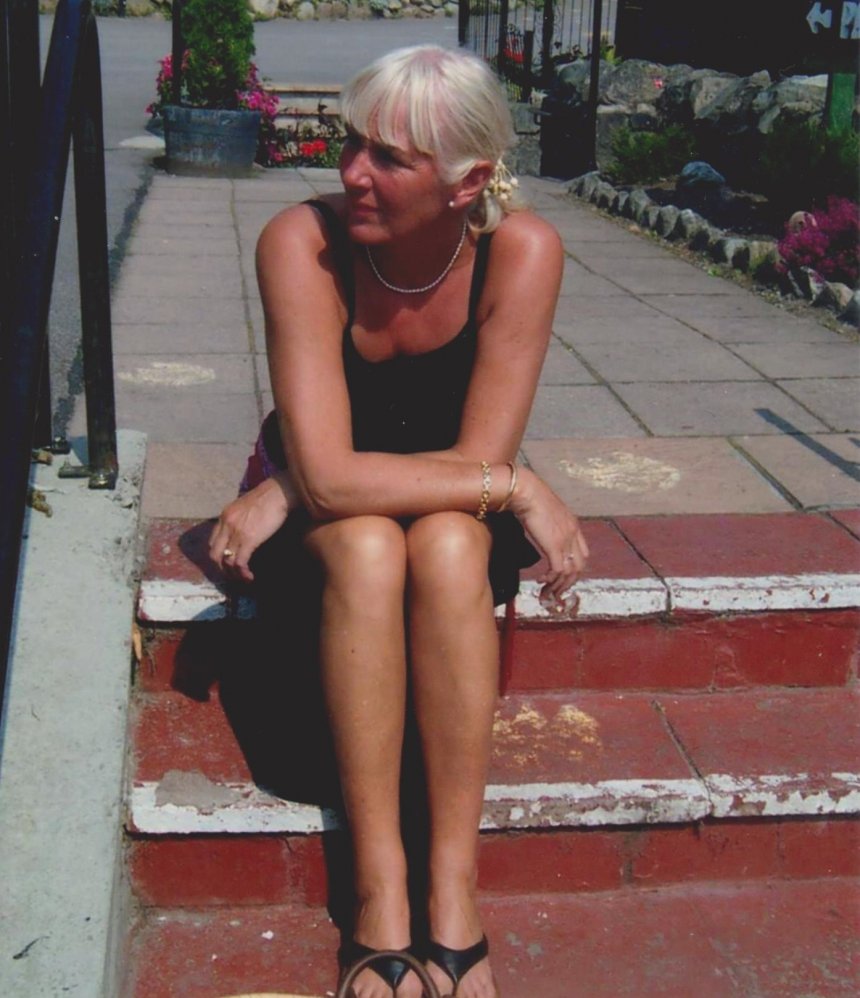 Anna in Schotland, zomer 2003.