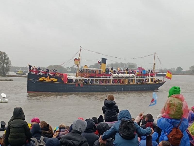 De aankomst van Sinterklaas in Gorcum (foto: De Stad Gorinchem)