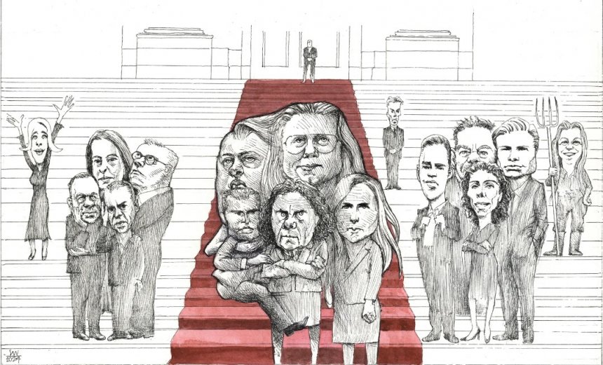 Siegfried Woldhek in de NRC. Zoek Schoof en waar is de koning?