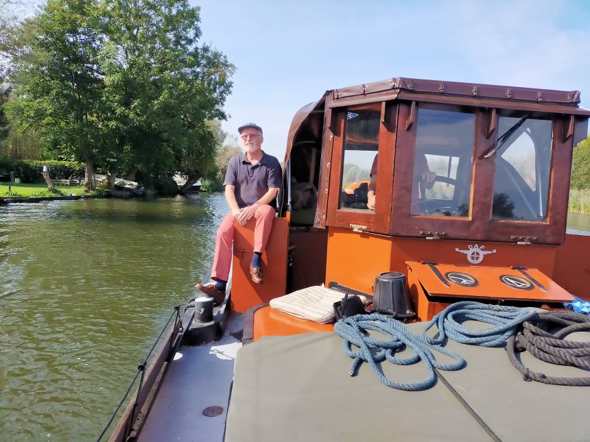 Beetje gelukkig op de Linge.