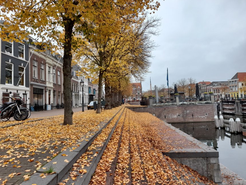 Het is al veel meer herfst dan op de foto van 30 september.
