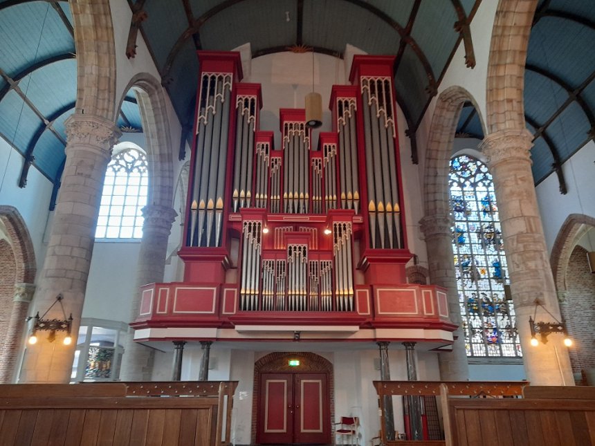 Het Fentroporgel in de SintJacobskerk in Vlissingen.